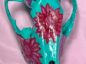 Turquoise Coyote Skull - Image 4